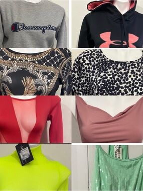 Champion Heather Gray Logo Crew Sweatshirt